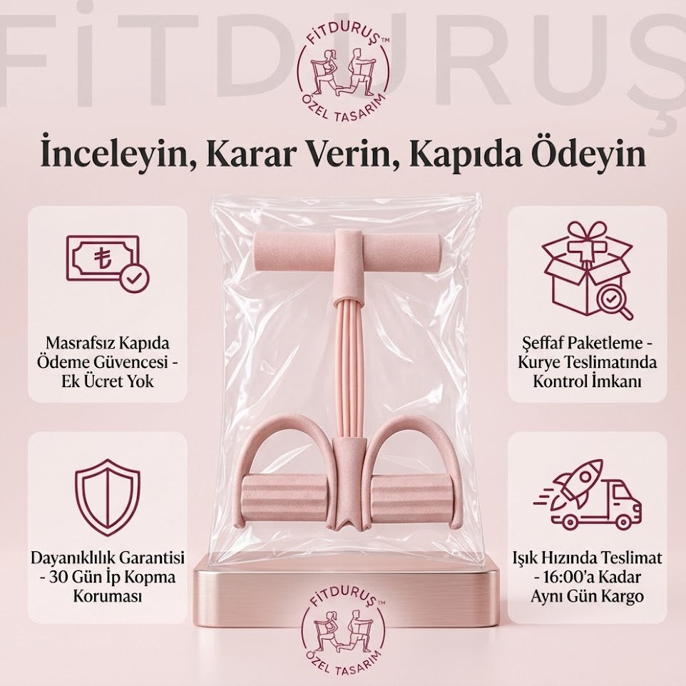 FitDuruş™ CorePedal Bölgesel Sıkılaşma Egzersiz Aleti